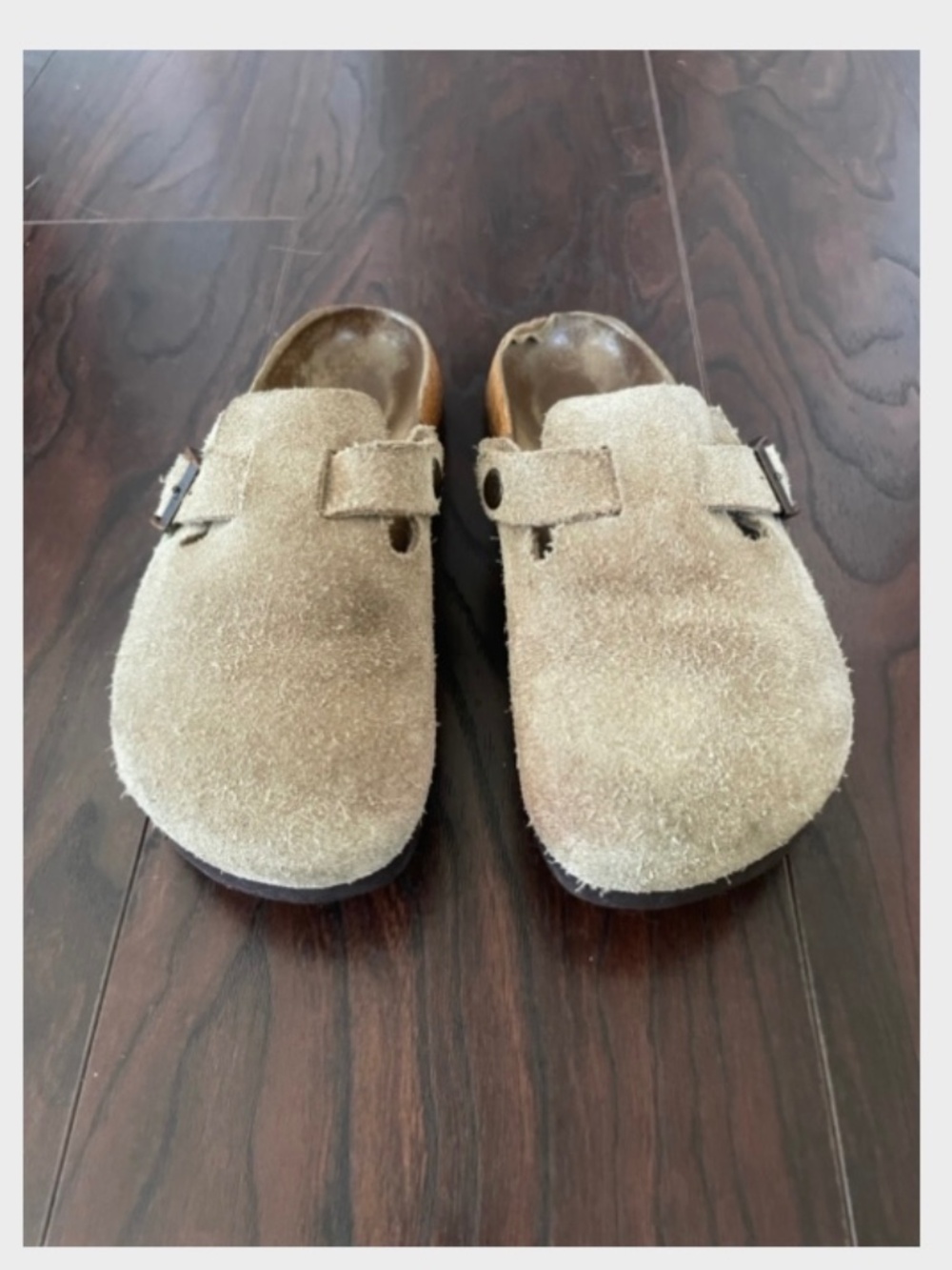 Birkenstock by Betula Boston Suede Clog Mules size 36 L5